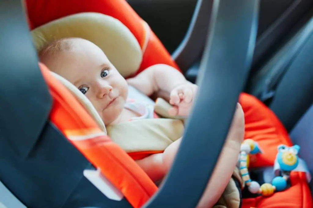 baby in car seat