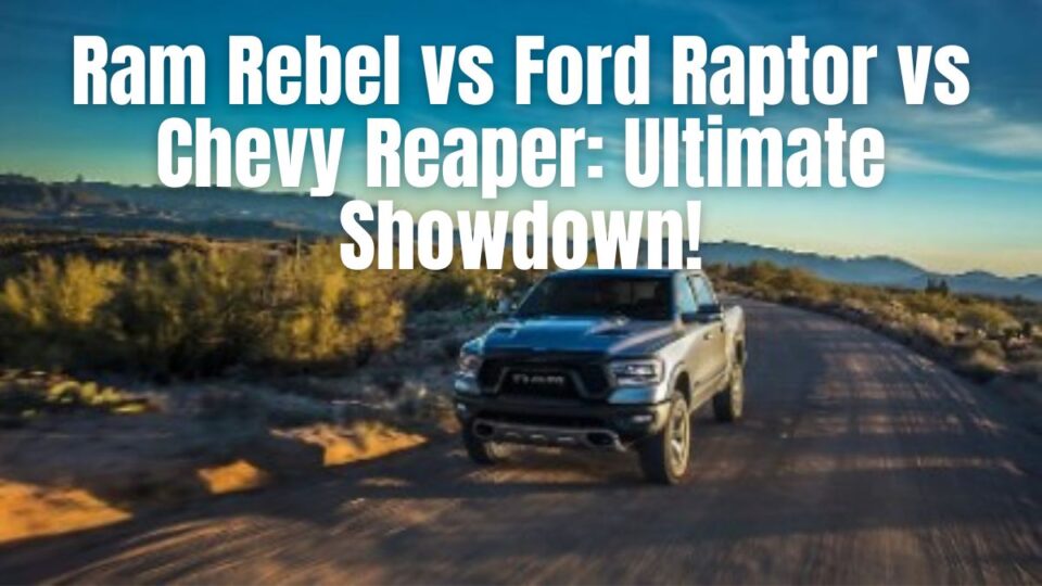 Amazing Chevrolet Reaper Vs Ford Raptor Photos