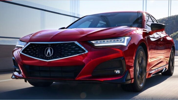Red Accura TLX