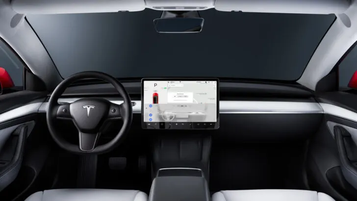 Tesla Model 3 dashboard