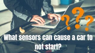 What sensors can cause a car to not start