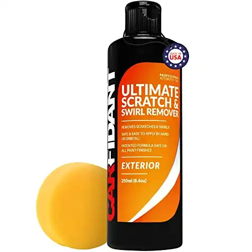 Carfidant Scratch and Swirl Remover - Ultimate Car Scratch Remover Compound - Auto Polish & Paint Restorer - Easily Repair Paint Scratches, Scuffs, Water Spots! Car Buffer Kit