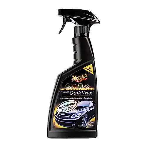 Meguiar's G7716 Gold Class Carnauba Plus Premium Quick Wax - 16 Oz Spray Bottle